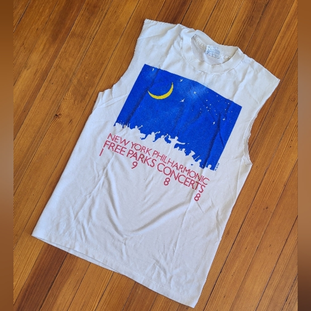 White Muscle Tee